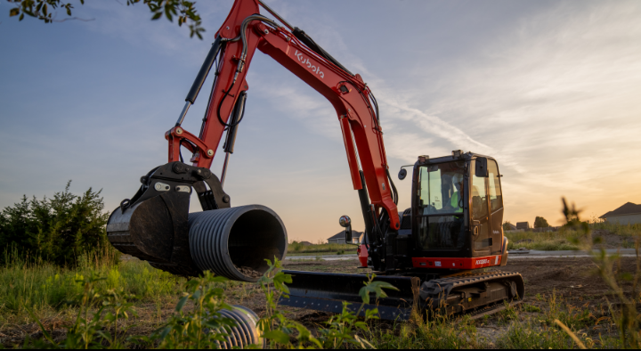 0% APR financing for 60 months on Kubota construction equipment at Eberhard Equipment